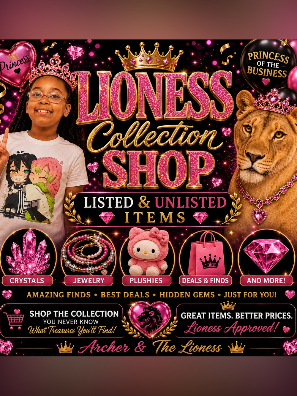 Lioness collection Live listing All Sales Final.. as seen on screen